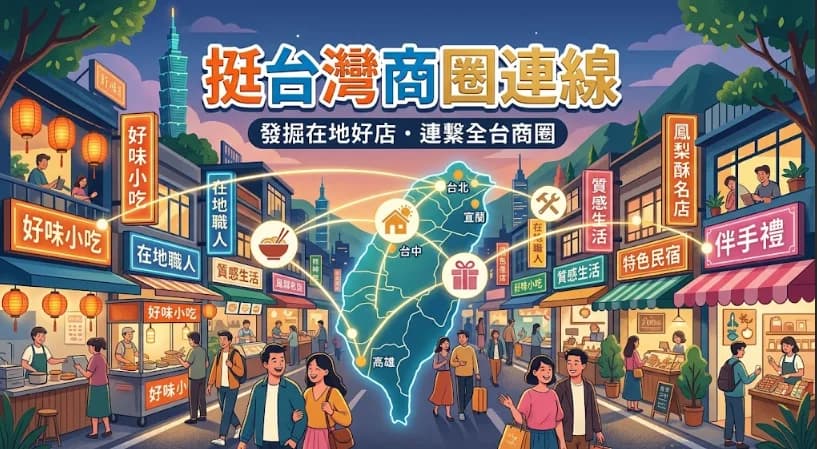 挺台灣商圈連線│發掘全台在地好店│商圈推薦與優質品牌曝光