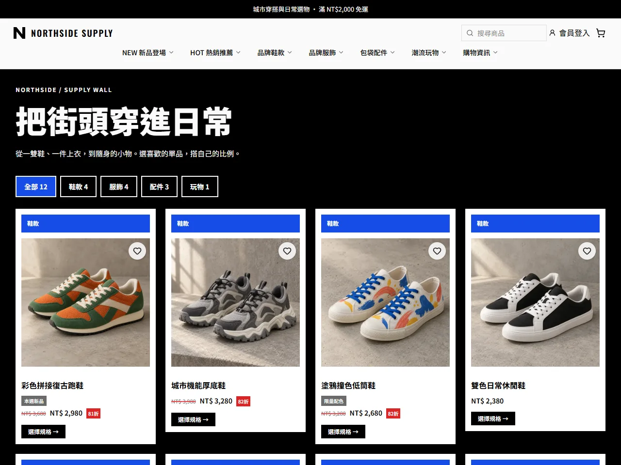 NORTHSIDE 模板預覽